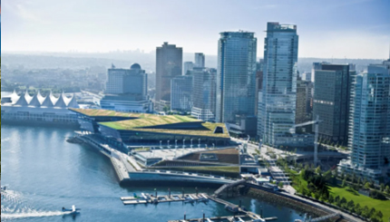 Figure 1: Vancouver Convention Centre West: An urban oasis showcasing the potential of industrial real estate in bustling Vancouver